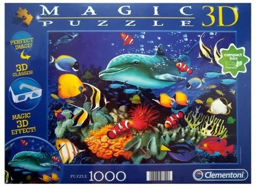 Clementoni magic puzzle - 3d,