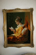 " Lesende Frau " Motiv von