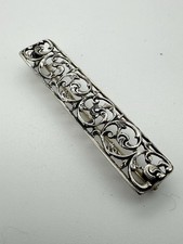 Jugendstil Stabbrosche Silber