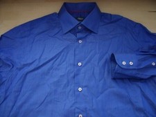 ETERNA MODERN FIT EXCELLENT Hemd 42 Kornblumenblau Seidenglanz Unifarben #EH927