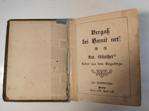Vergaß dei hamit net anton - vergaß,