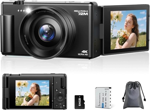 Autofokus digitalkamera - 4k,