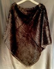 ❤️ Pelz-Style Poncho Jacke