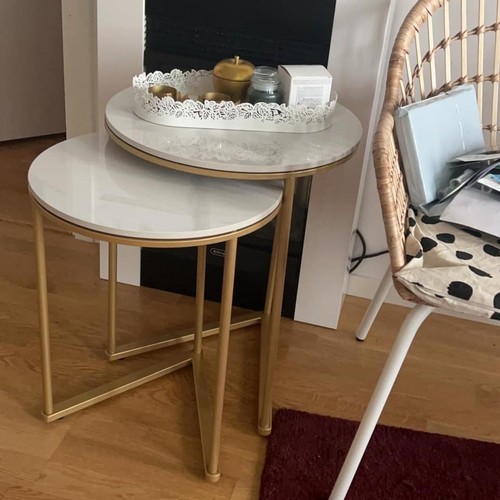 Rund couchtisch weiß - couchtisch,