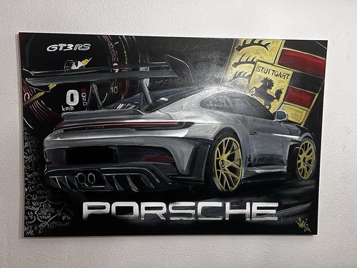 Großformatiges acrylgemälde - großformatiges,