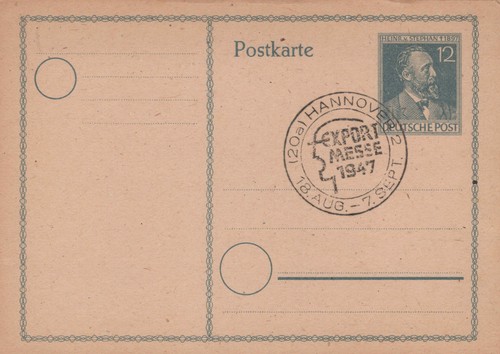 Deutsche post ganzsache pf - deutsche,