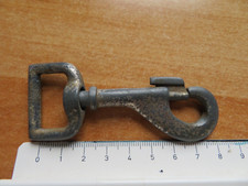 Gebrauchter Karabinerhaken 8cm lang für Hundeleine oder Zügel Camping Tasche