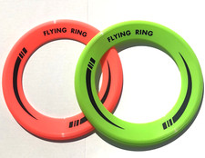 2 Stück Wurfring Flying Ring Frisbee je 24cm Wurfspiel für Kinder Wurf Ring Neu