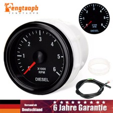 12V 52mm 0-6000 RPM LED