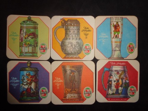 Bierdeckel brauerei becks - brauerei,