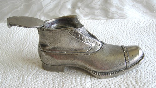 Antikes tintenfass stiefel - tintenfass,