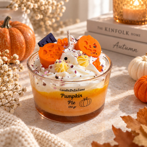 Halloween duftkerze pumpkin - duftkerze,