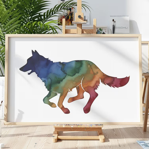 Hunde tiere v39 schablone - tiere,