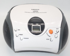 Lenco SCD-24BT WHBK Tragbarer CD-Player Weiß Schwarz 2 x 4W CD CD-R CD-RW FM 