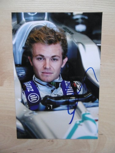 Nico rosberg autogramm - rosberg, signed