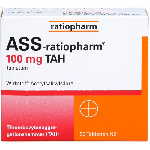 Ass ratiopharm 100 - 100, mg