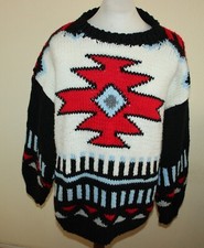 DICKE HERREN NEPAL ETNIC HANDARBEIT STRICK WOLLE Pullover , ca Gr XXL 2XL