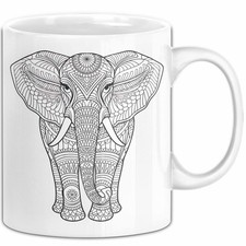 Elefant Mandala Tasse Geschenk