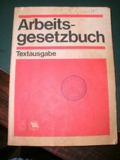Arbeitsgesetzbuch textausgabe - arbeitsgesetzbuch,