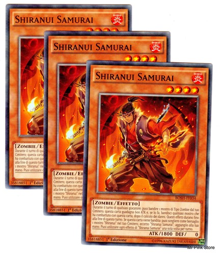 Set karten shiranui samurai - set,