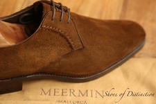 Meermin Braun Wildleder Derby