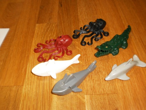 Lego tiere hai - lego, krake