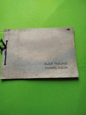 Antiquarisches Sammel-Album Rudolf Freund  1894 - 1966 - Glanzbilder Oblaten -