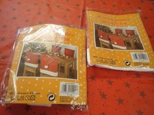Weihnachten 2 x Stuhlhusse rot/weiss neu 50x63 neu
