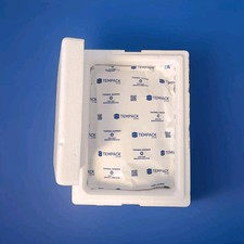 Kühlbox (Styropor) Incl. Tempack 8x Kühlakku + 8x Kühlgelkissen 