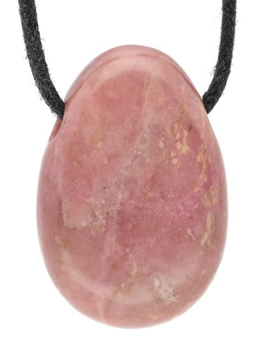 Rhodonit tropfenanhänger mit - rhodonit,