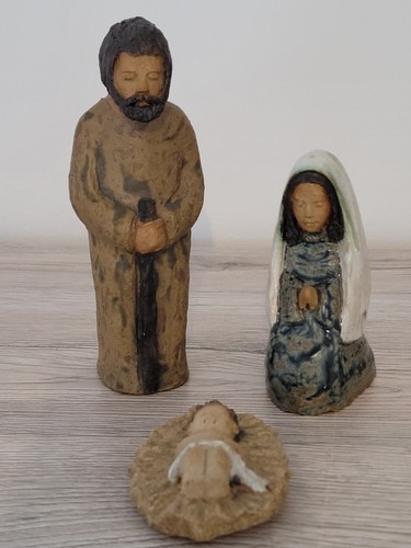 Krippe krippenfiguren aus ton - krippenfiguren,