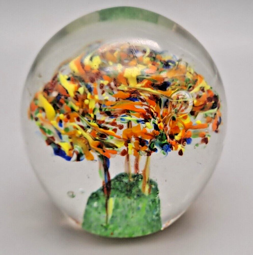 Briefbeschwerer glas kugel - briefbeschwerer, ca