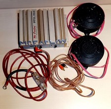 Endstufe Auto 2x 100W McFarlow MFA-302 mit 2 Sinus-live Bass-Pump Lautsprechern 