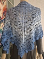 Dreieckstuch gehäkelt Bobbel