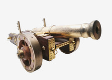 Modellkanone Messing Massiv