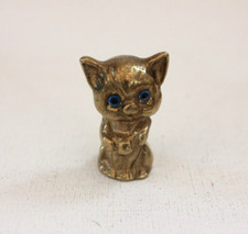 Katze Messing 100g massiv Tier