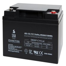Akku Blei AGM Bleiakku 12V 40Ah Gel Batterie LC-X1238APG Solar Elektromobil Boot