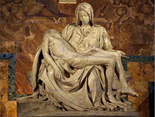 Michelangelo pieta 1499 - michelangelo,