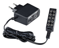 Trafo 3x Dauerlicht + 2x Flackerlicht für Puppenhaus/Puppenstube-Kamin, STEGER