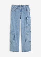 Cargo-Jeans Mid Waist Gr. 42
