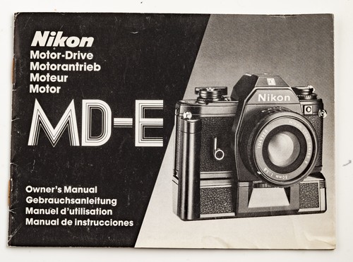 Nikon motor drive - nikon, md-e