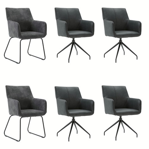 Natura 6er set stuhl - natura, stoff