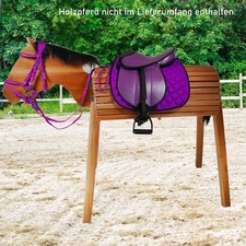 L- Sport Komplettset Sattel groß mit Trensenzaum und Schabracke PERFECT PURPLE