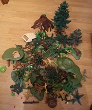 Playmobil Bäume Palmen und diverse Zubehörteile Konvolut (5)