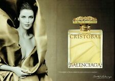 Werbung Advertising 0621 1998 Parfum Cristobal Balenciaga 2pa Flakon Skulptur