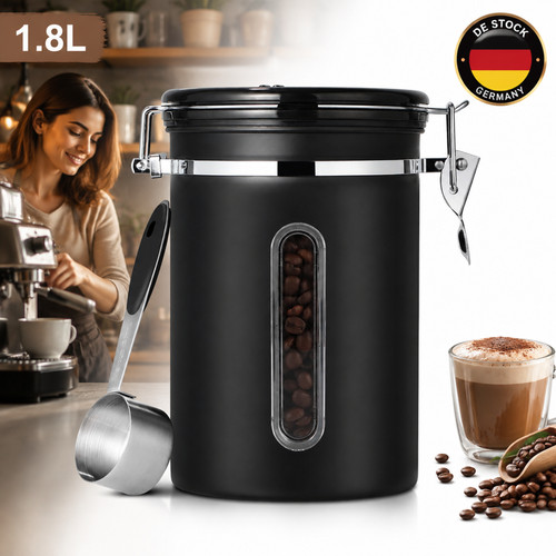 Kaffeedose luftdicht edelstahl - kaffeedose,
