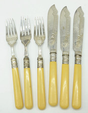 ANTIKES Fischbesteck England