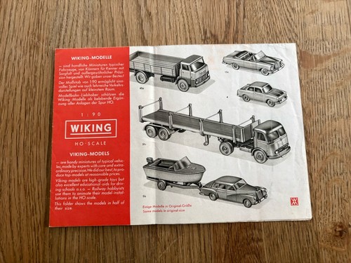 Wiking modelle 1963 - wiking,
