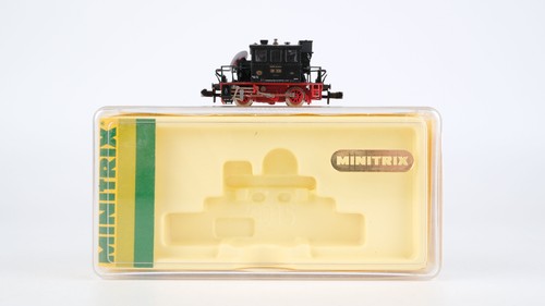 Minitrix dampflok glaskasten - n,