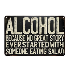 Blechschild Alcohol | 20x30cm